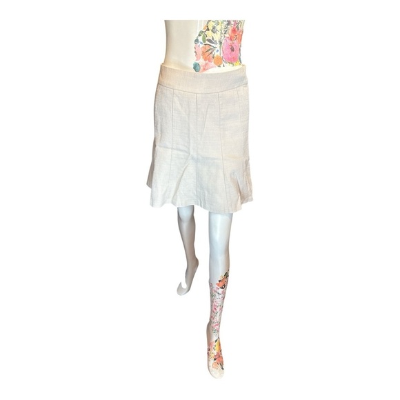 Banana Republic Dresses & Skirts - Banana Republic Cream Ruffled Trumpet Skirt